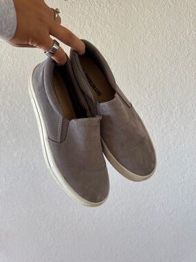 Cushionaire Suede Slip-Ons